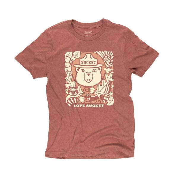 The Landmark Project | LOVE SMOKEY The Bear T-shirt | Womens Small, NEW - Picture 1 of 1